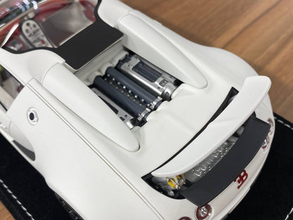 1/18 Resin Model – H&H Bugatti Veyron Grand Sport 16.4 Matte White (Limited to 20 pcs)