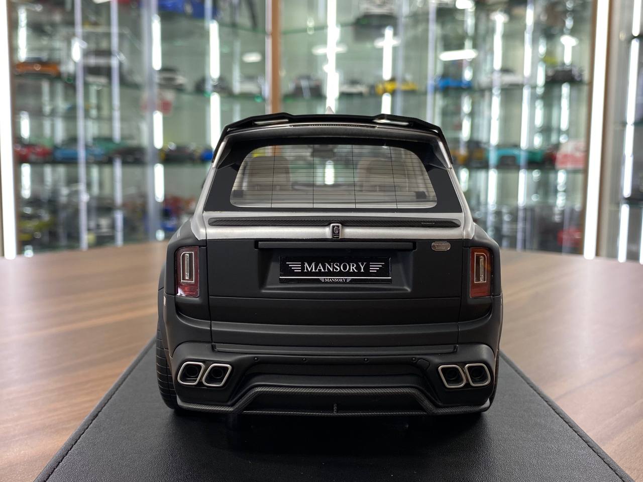 1/18 Resin Model – Rolls Royce Cullinan Mansory | VMB Models | Matt Black/Silver | Limited 30 pcs
