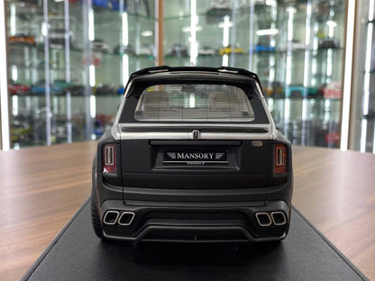 1/18 Resin Model – Rolls Royce Cullinan Mansory | VMB Models | Matt Black/Silver | Limited 30 pcs
