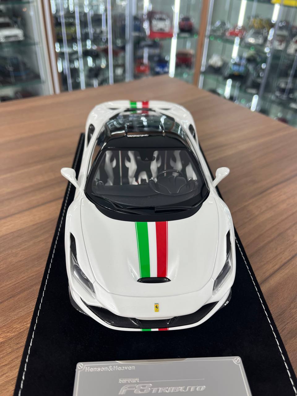 HH Models 1:18 Ferrari F8 Tributo – Pearl White | Resin | Limited to 30 pcs