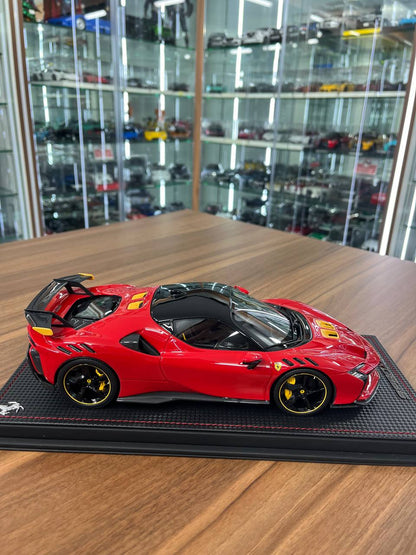 1/18 Resin Ferrari SF90 XX Stradale Rosso Corsa – MR Collection | Limited Edition