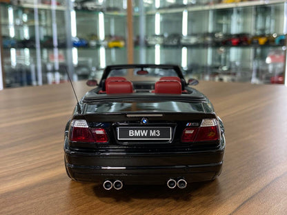 1/18 BMW M3 E46 Cabriolet Black Model Car by Otto