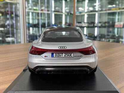 1/18 Diecast Audi RS E-tron GT Silver Norev Scale Model Car