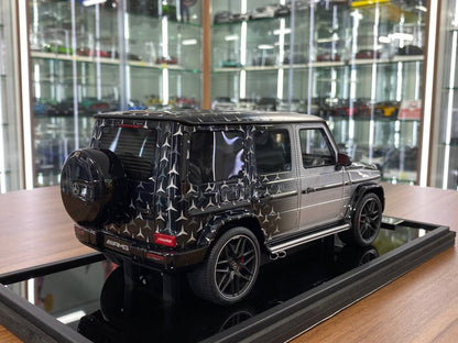 MotorHelix Mercedes-Benz G63 AMG 2019 - 1/18 Resin Model - Silver Black