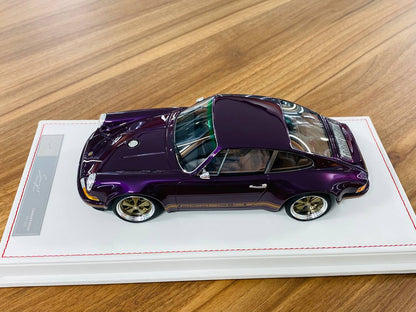 Ivy Model Porsche 911 Singer – 1/18 Resin Model, Carmona Red/Purple, Limited 14/55