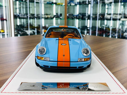 Ivy Model Porsche 911 Singer – 1/18 Resin Model, Gulf Blue, Limited 51