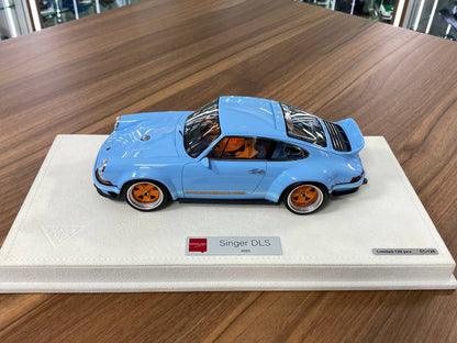 1/18 Resin Model - Porsche Singer DLS 2023 by Make Up (Gulf Blue) | Limited Editon of 120 pcs