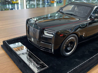1:18 Resin Model  - H&H Rolls Royce Phantom Extended Wheelbase II (Black Dragon)