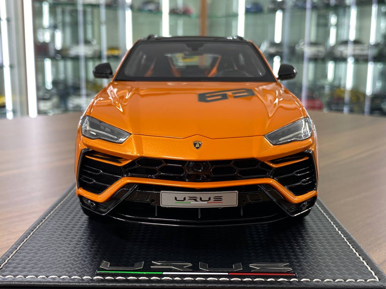 1:18 Resin Model - MR Collection Models Lamborghini Urus #63 (Orange)