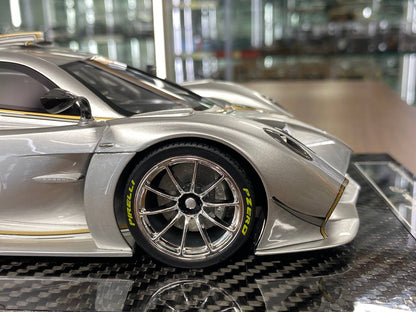1/18 VIP Model Pagani Huayra R #1  [ Resin Silver | Limited Edition ]