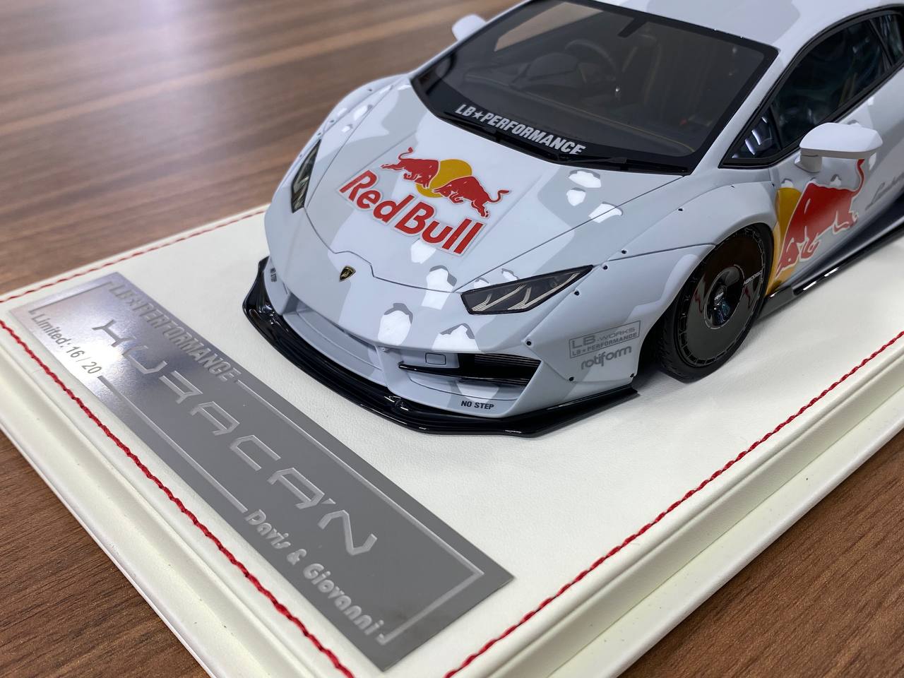 1:18 Resin Model – Davis & Giovanni Lamborghini Huracán Red Bull (Goodwood 2019) – Limited 20 pcs
