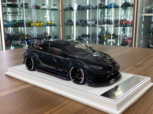 1:18 Resin – M.S. Miniature Special Honda Civic FK8 Type R (Varis) – Crystal Black Pearl – Limited 50 pcs
