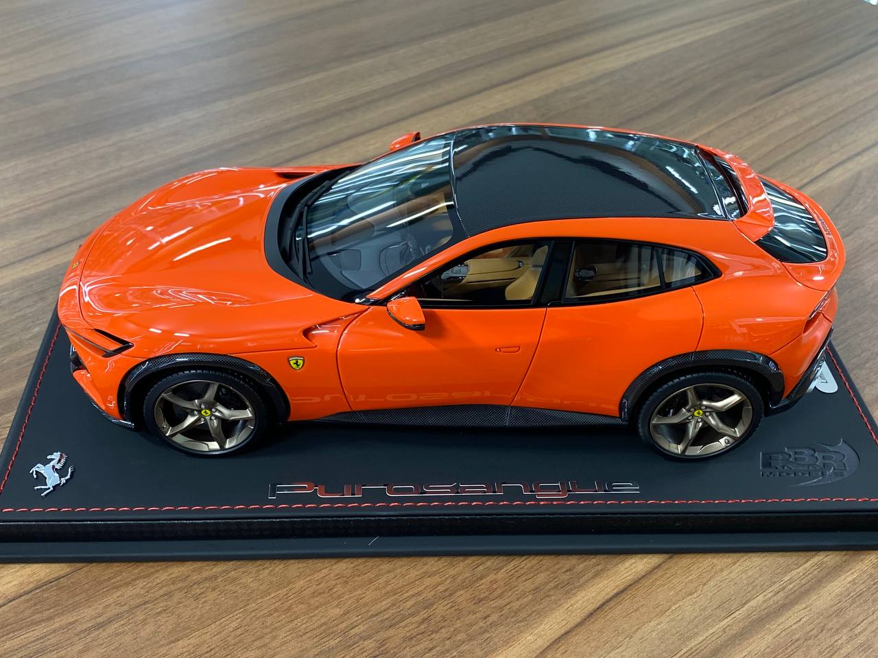 1/18 Resin  – BBR Models Ferrari Purosangue Orango JE Limited-40 pcs