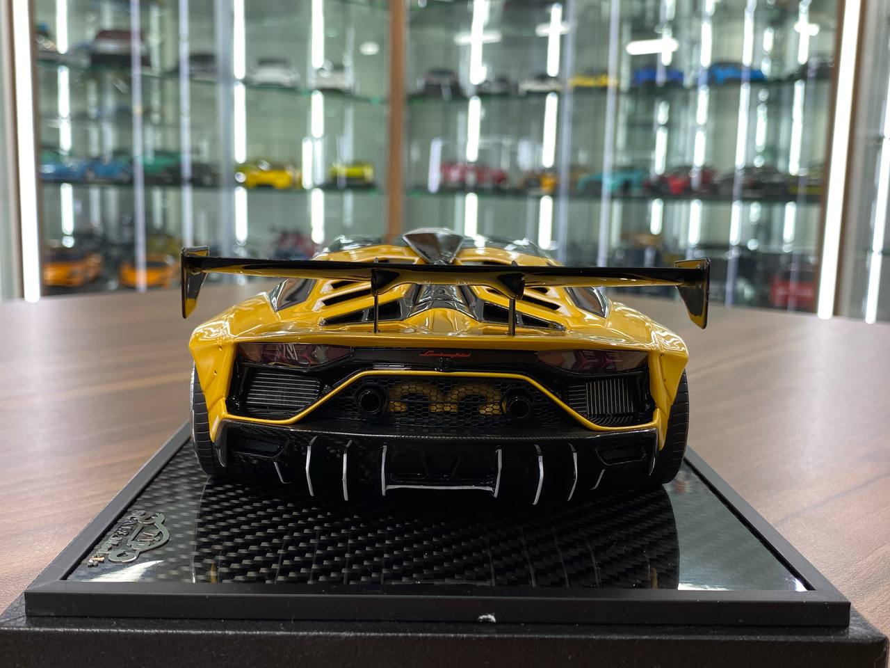 1/18 Resin VIP Models Lamborghini Aventador SVJ Pearl Yellow with Decals Ltd.Edn. 30 pcs
