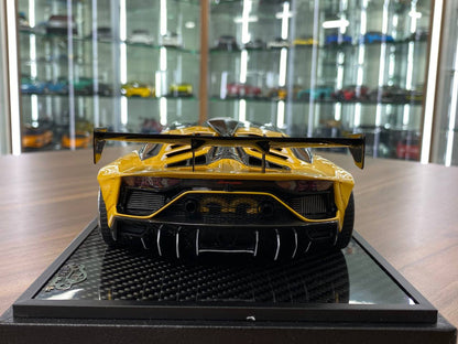 1/18 Resin VIP Models Lamborghini Aventador SVJ Pearl Yellow with Decals Ltd.Edn. 30 pcs