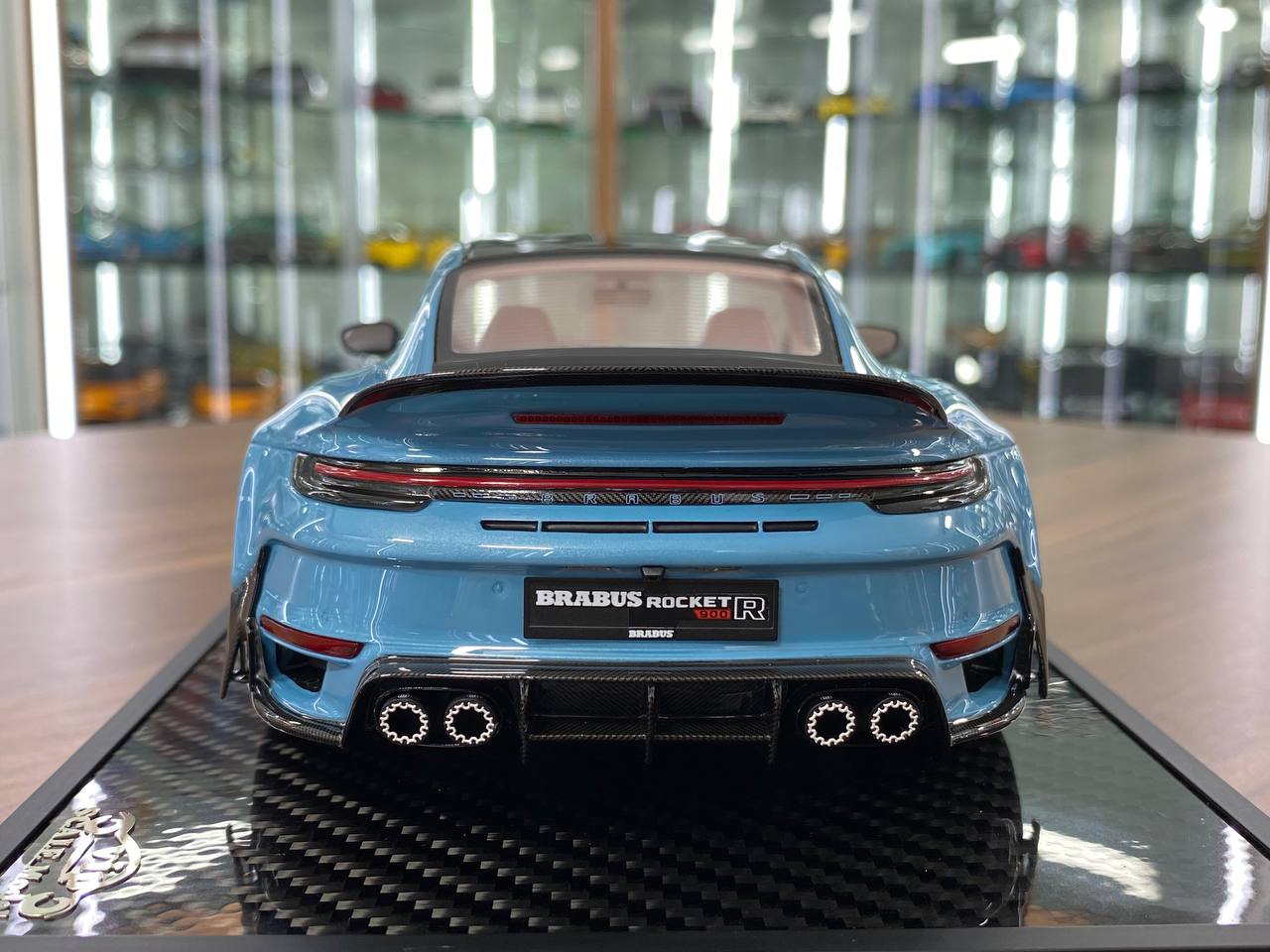 1/18 Resin – VIP Model Porsche BRABUS Rocket 900 R Frozen Blue Decal Ltd.Edn. 66 pcs
