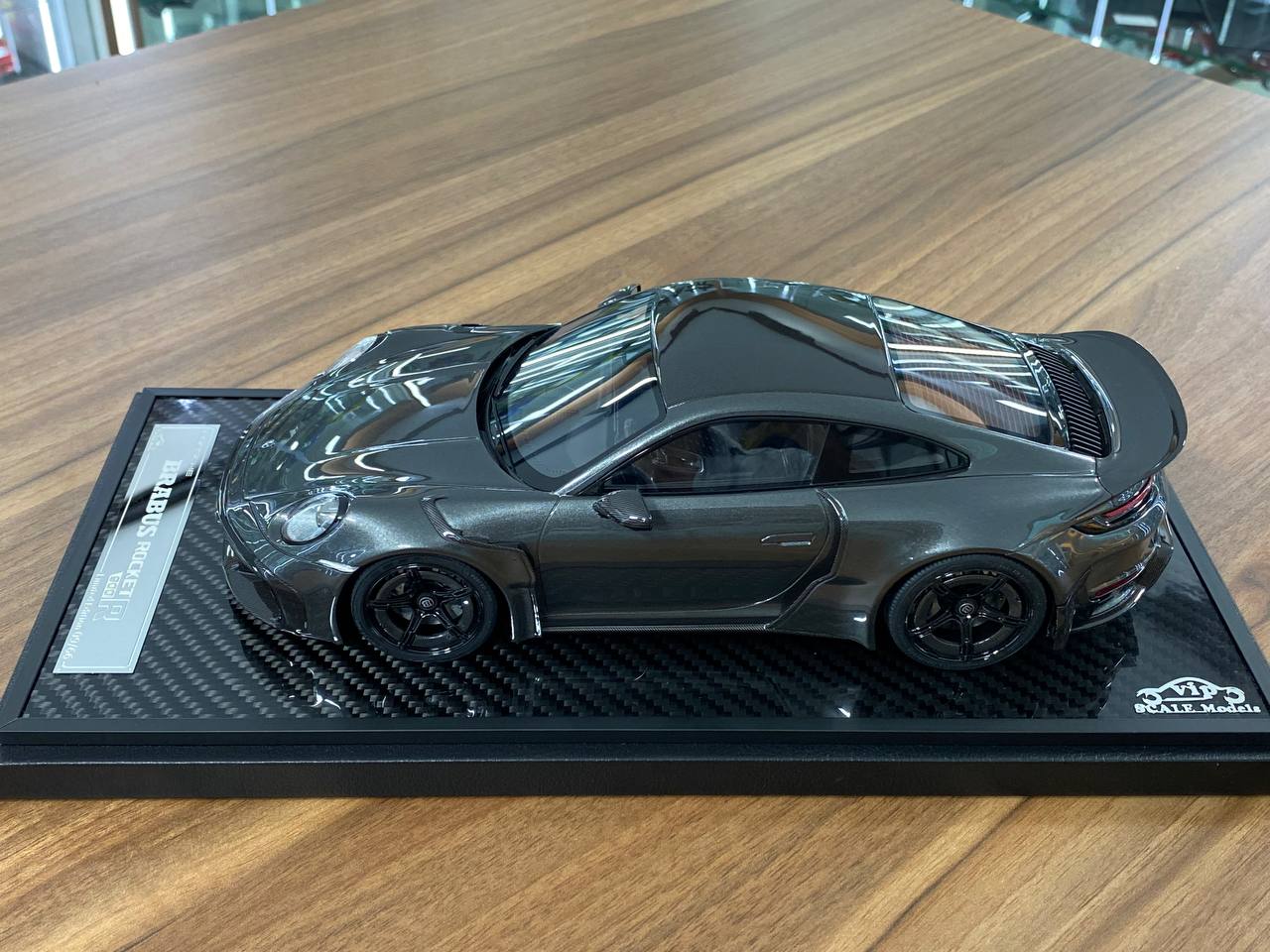 1/18 Resin VIP Model Porsche BRABUS Rocket 900 R Metal Grey Decal Ltd.Edn. 66 pcs