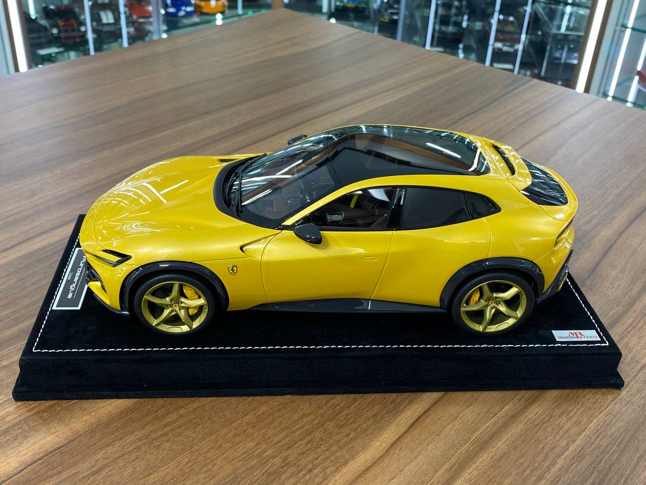 1/18 Resin  – MR Collection Models Ferrari Purosangue Yellow  Limited Edition: 01 of 01 pcs