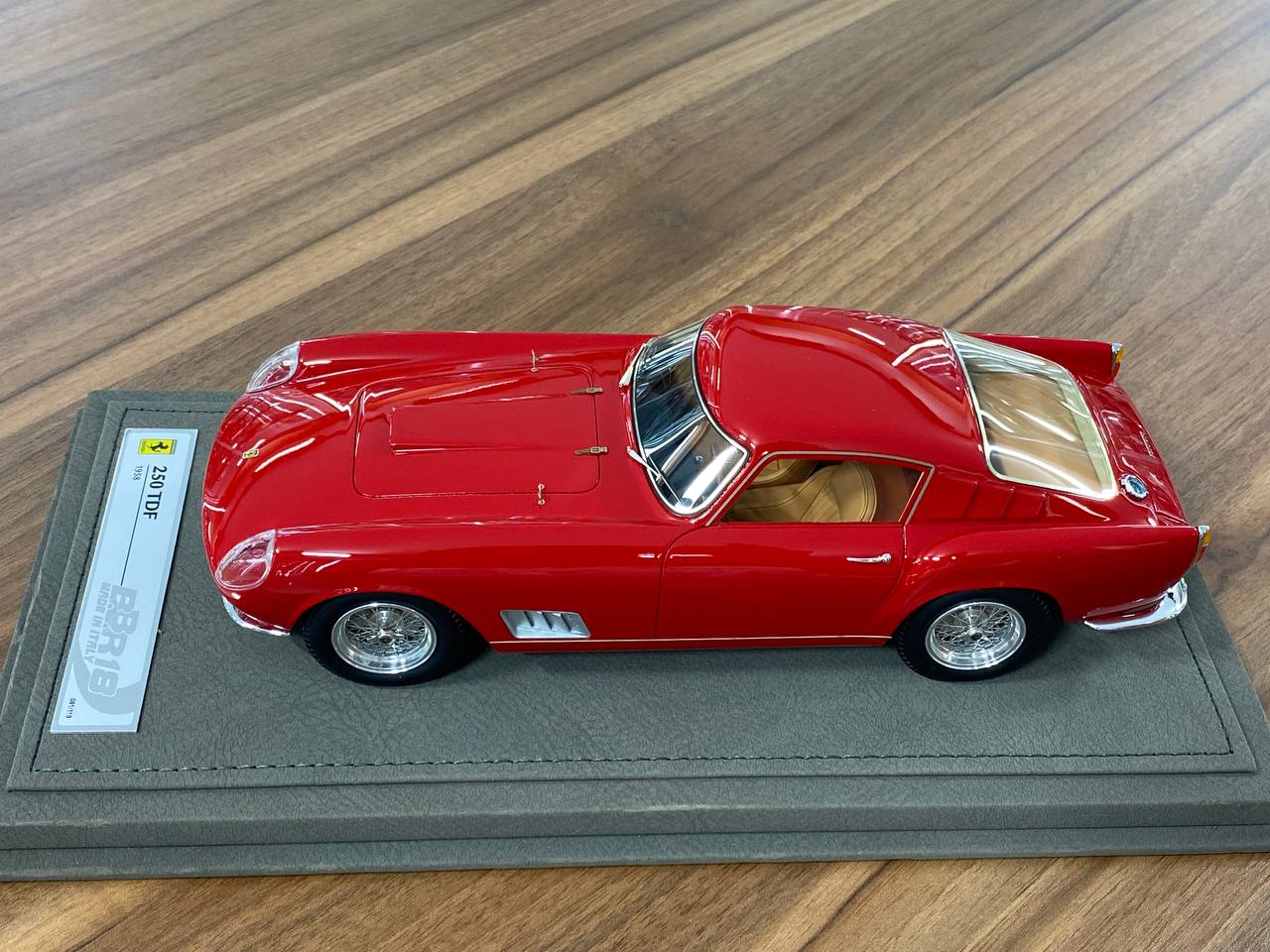 1/18 Resin Model – BBR Deluxe Ferrari 250 TDF Faro Carenato 1958 Red  Limited Edition: 119 pcs