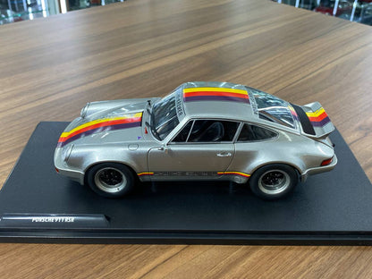 1/18 Diecast Doors opening  Solido Porsche 911 RSR-KREMER DESIGN - 1973  silver