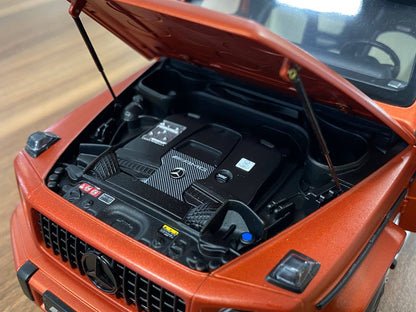 1/18 Diecast  – Mercedes-Benz G 63 AMG Model | Minichamps Dealer Edition | Full Opening | Copper Orange Magno