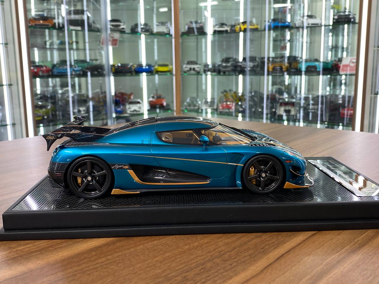 1/18 Resin – Koenigsegg Agera RS | VMB Models | Blue Turquoise | Limited 50 pcs