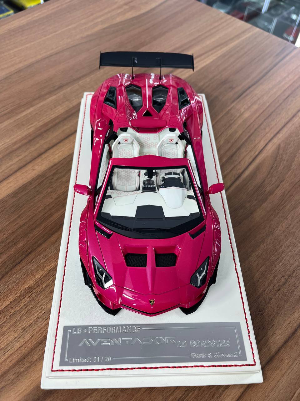 D&GLB★PERFORMANCE AVENTADOR 2.0 ROADSTER D&G LB Aventador 2.0 Roadster in Rosa Acantis Stradman's car