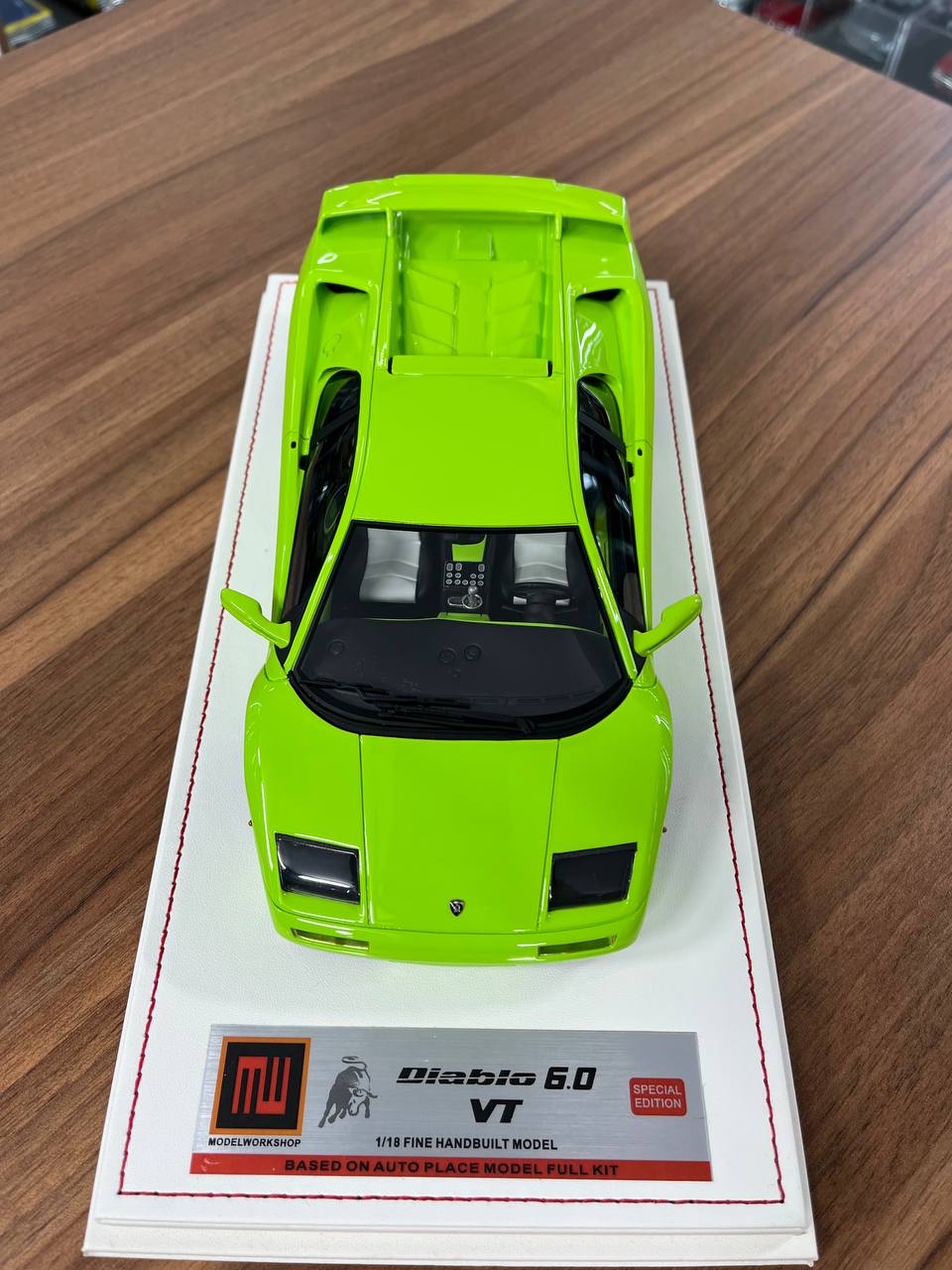 1/18 Resin Lamborghini Diablo 6.0 VT Yellow Model | Brand Model Workshop | Limited Edition