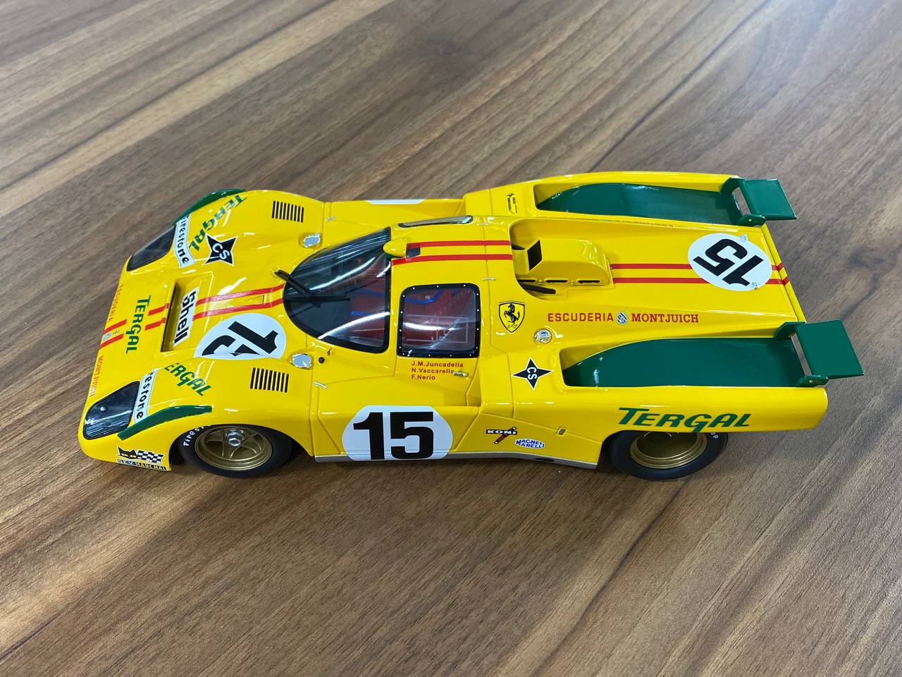 1/18 Resin CMR Ferrari 512M #15 Yellow | Le Mans 1971