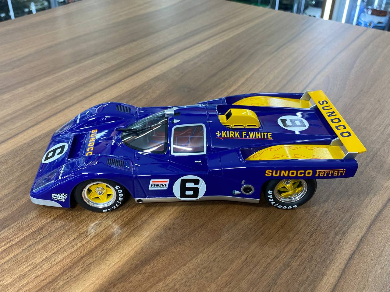 1/18 Resin Model |CMR Ferrari 512M Sunoco #6 Blue | Daytona 1971
