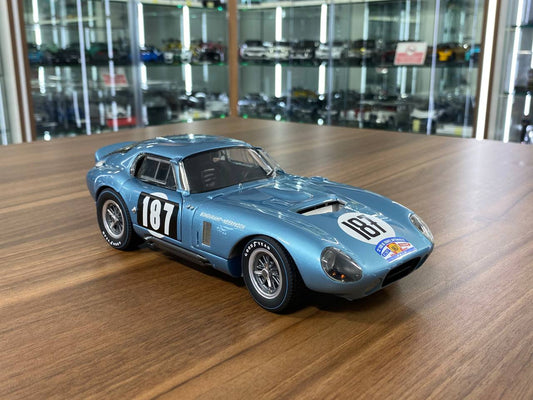 1/18 Diecast Shelby Cobra Daytona Coupe Blue Exoto Miniature Car [#187]