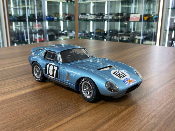 1/18 Diecast Shelby Cobra Daytona Coupe Blue Exoto Miniature Car