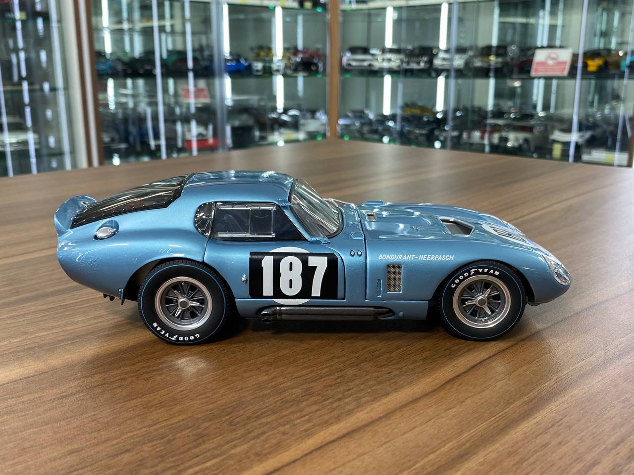 1/18 Diecast Shelby Cobra Daytona Coupe Blue Exoto Miniature Car [#187]