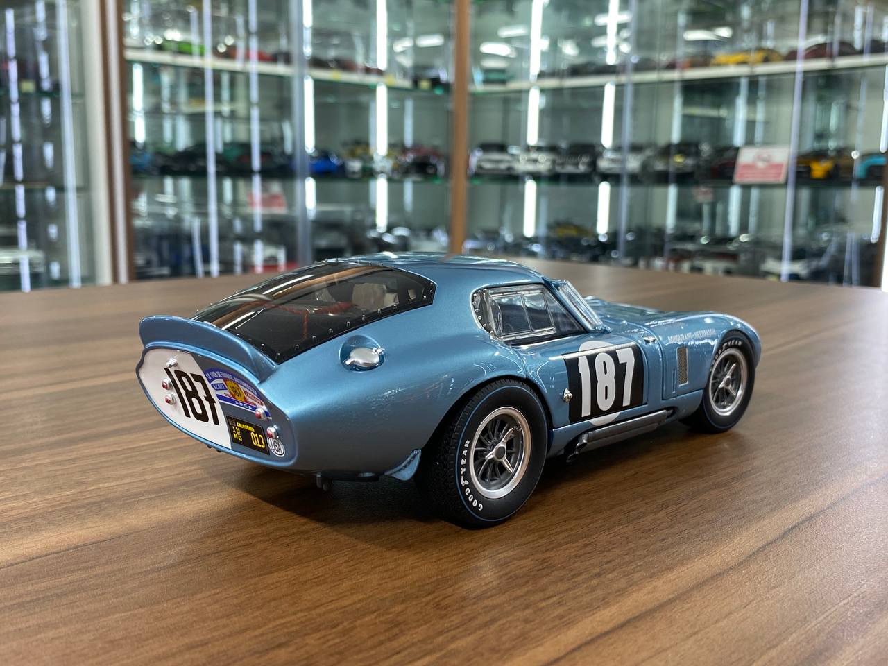 1/18 Diecast Shelby Cobra Daytona Coupe Blue Exoto Miniature Car [#187]