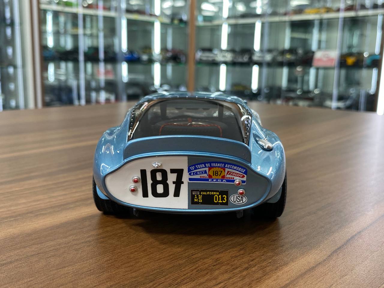 1/18 Diecast Shelby Cobra Daytona Coupe Blue Exoto Miniature Car [#187]