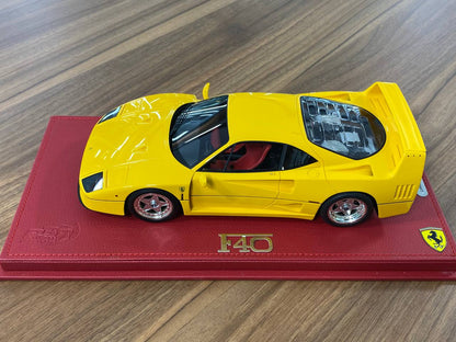 1:18 Resin - BBR Models Ferrari F40 Giallo Modena (Yellow)