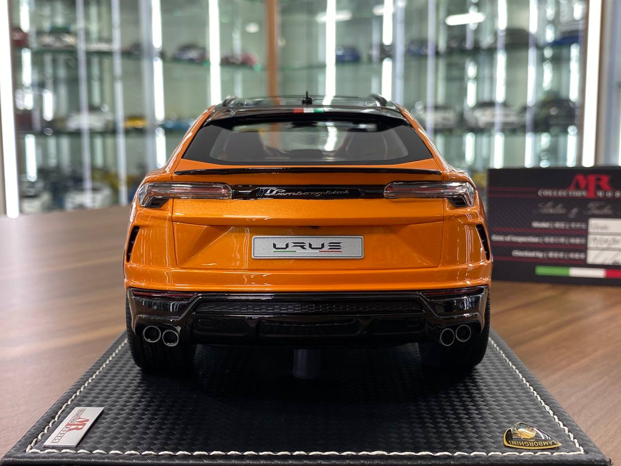 1:18 Resin Model - MR Collection Models Lamborghini Urus #63 (Orange)