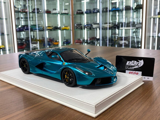 1:18 Resin Model – BBR Deluxe Ferrari LaFerrari – Chrome Blue – Limited to 10 pcs