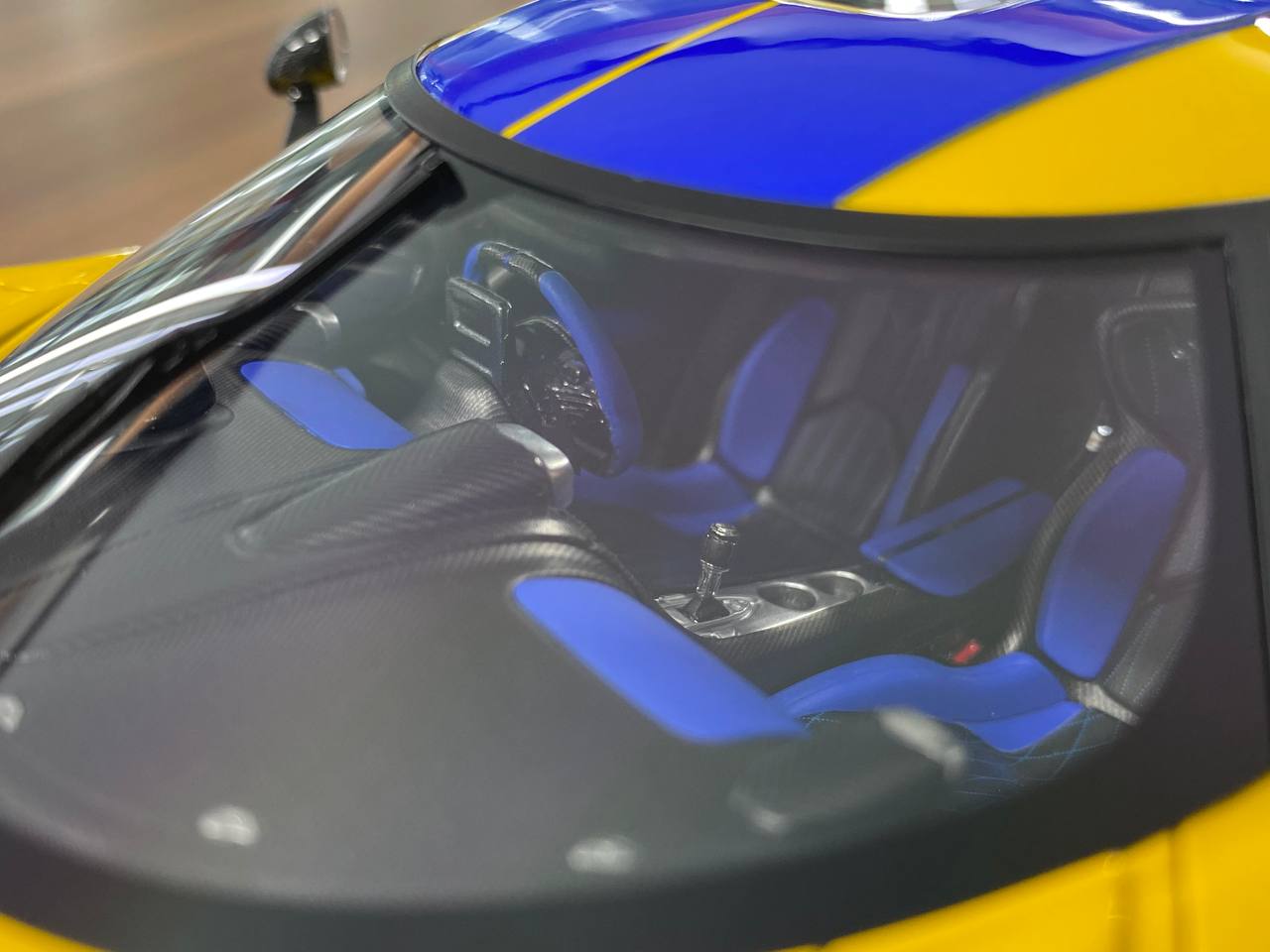 1:18 Resin Model – FrontiArt Koenigsegg Jesko Swedish Flag Yellow (Limited 150 pcs)