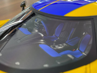 1:18 Resin Model – FrontiArt Koenigsegg Jesko Swedish Flag Yellow (Limited 150 pcs)