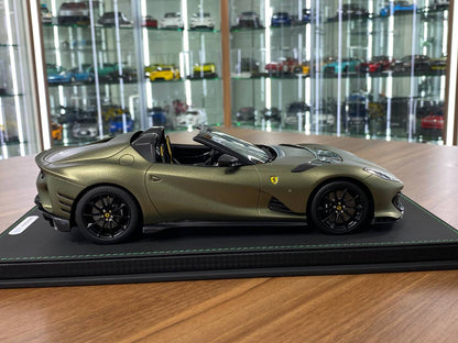 1/18 Resin  – BBR Models Ferrari 812 CompetizioneA ( Aperta ) Verde Manzoni matt Limited-70 pcs