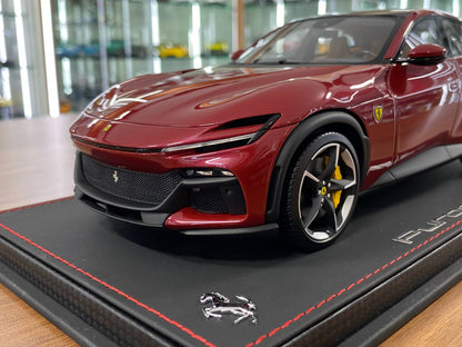 1/18 Resin BBR Models Ferrari Purosangue Rosso Mugello Metallic Ltd.Edn.