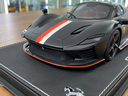 1/18 Resin Model – BBR Models Ferrari Daytona SP3 Hard Top (Charles Leclerc Edition)  Matt Black  Ltd.Edn.146 pcs