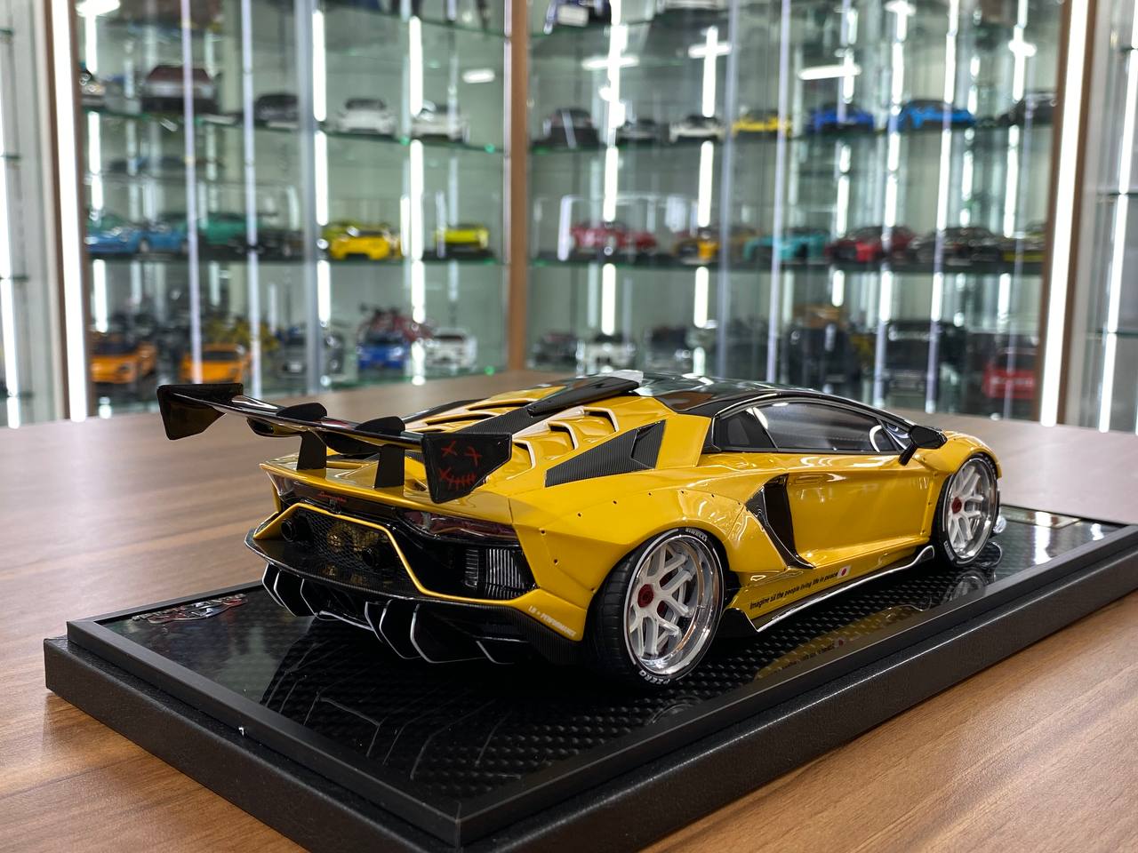 1/18 Resin VIP Models Lamborghini Aventador SVJ Pearl Yellow with Decals Ltd.Edn. 30 pcs
