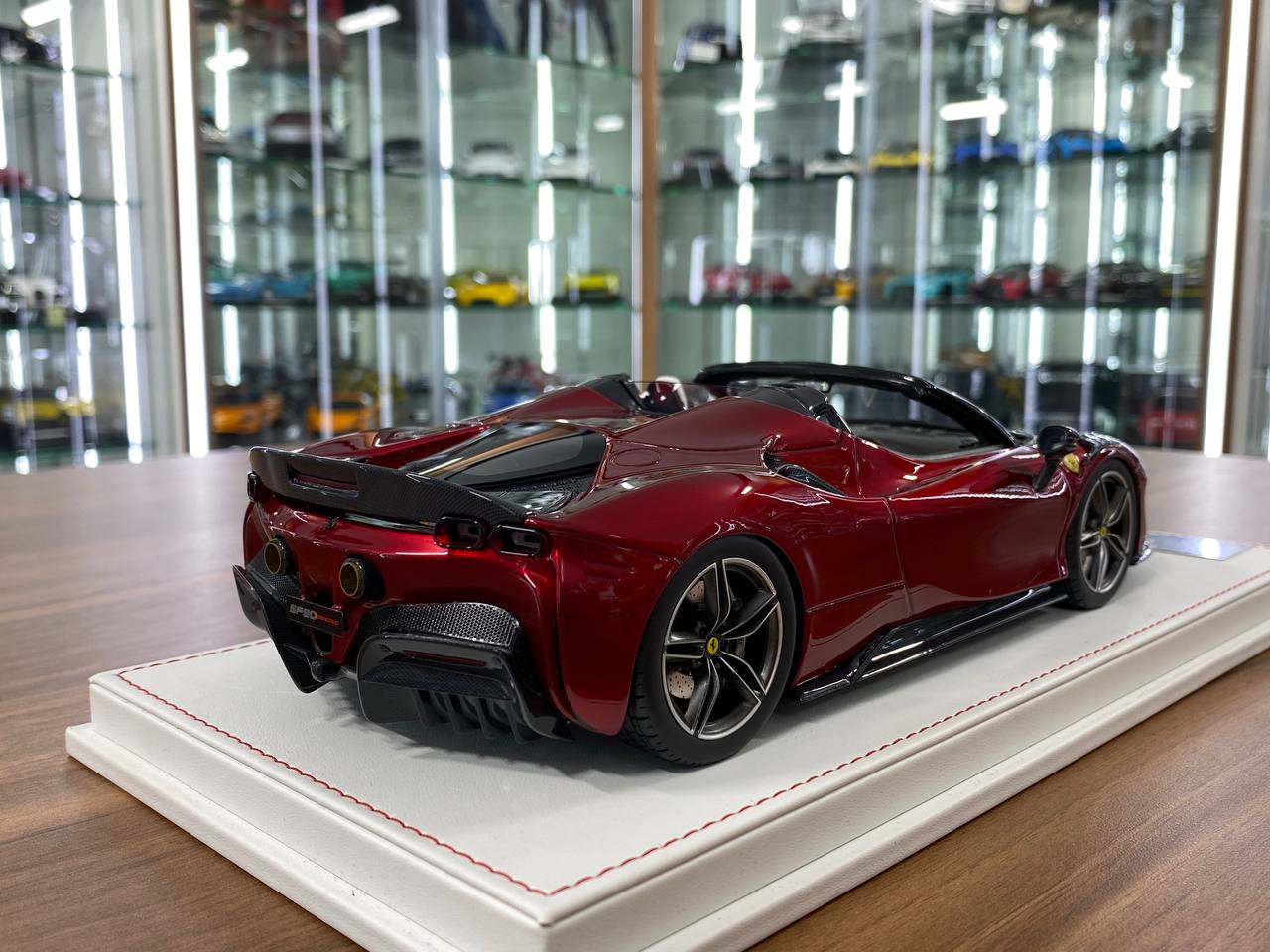 1/18 Resin Model – CE Custom Edition Ferrari SF90 Metallic Red  Limited Edition: 30 pcs