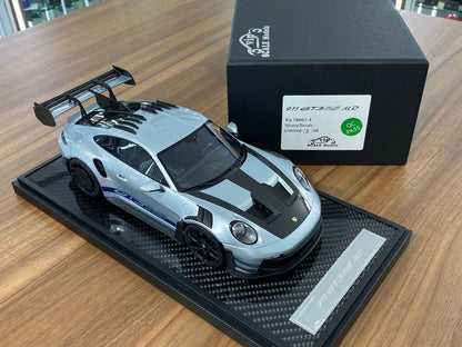 1/18 Resin – VIP Models Porsche 911 GT3 RS MR Silver/Blue Ltd.Edn.66 pcs