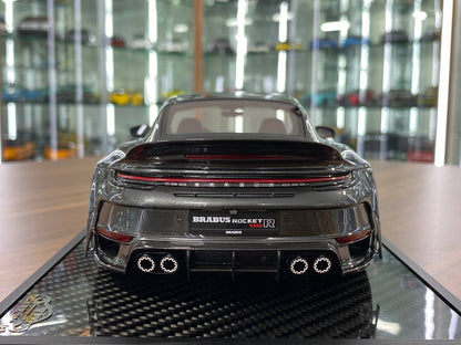 1/18 Resin VIP Model Porsche BRABUS Rocket 900 R Metal Grey Decal Ltd.Edn. 66 pcs