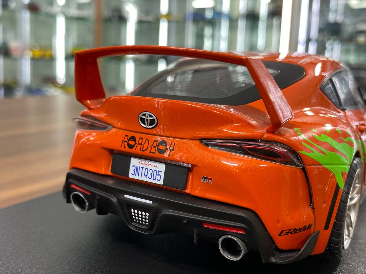 1/18 Diecast doors opening  Solido Toyota Supra GR Tribute 2024 Color - Orange