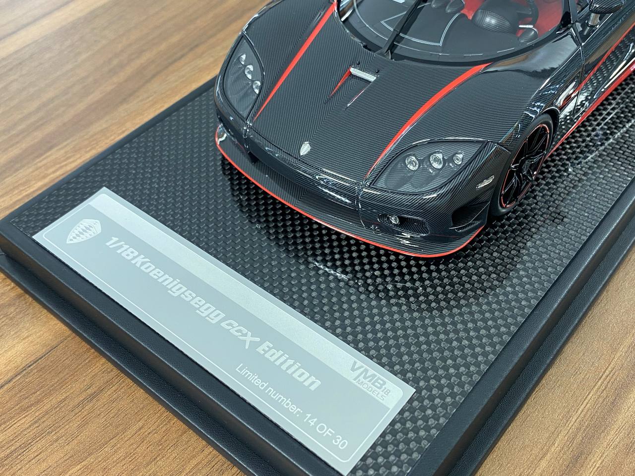 1/18 Resin –Koenigsegg CXX Edition | VMB Model | Carbon Fiber | Limited 30| RARE