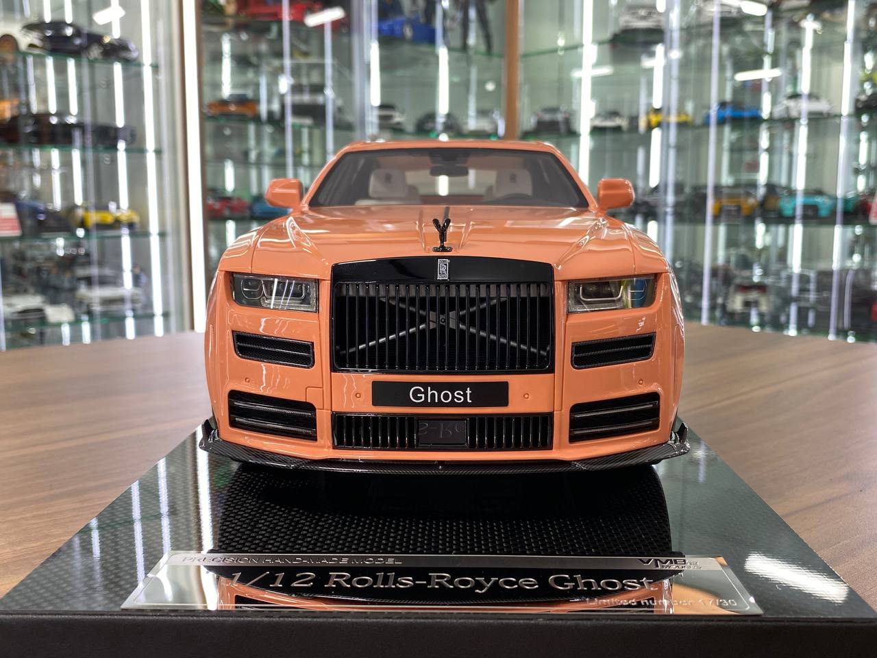 1/12 Resin Model – Rolls Royce Ghost | VMB Model | Coral Red | Limited 30 pcs